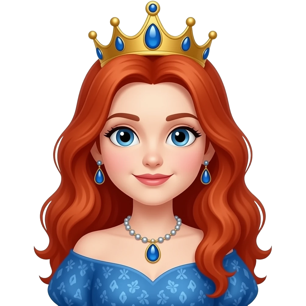 red head queen emoji