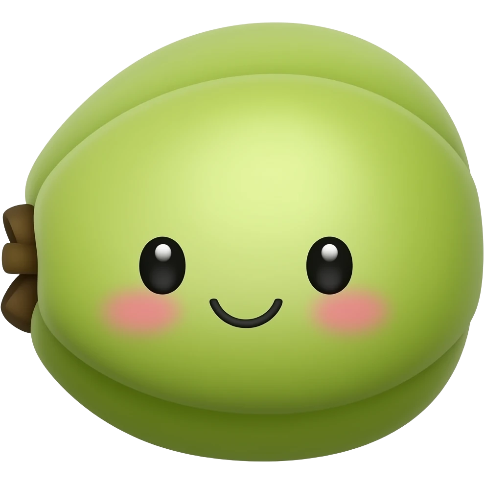 Kawaii cherimóia emoji