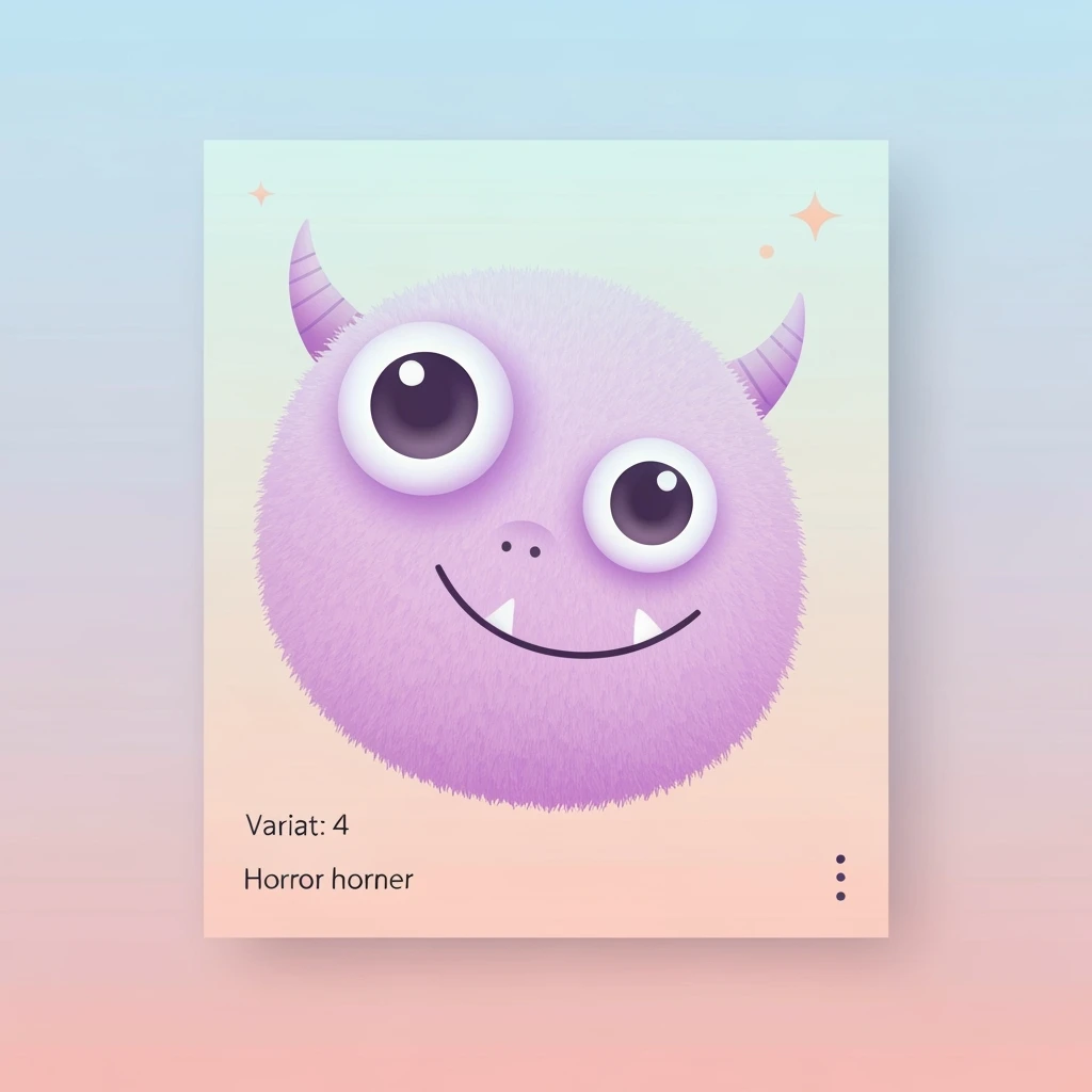 pastel horror banner, cute, expressive, minimal, variation 4 emoji