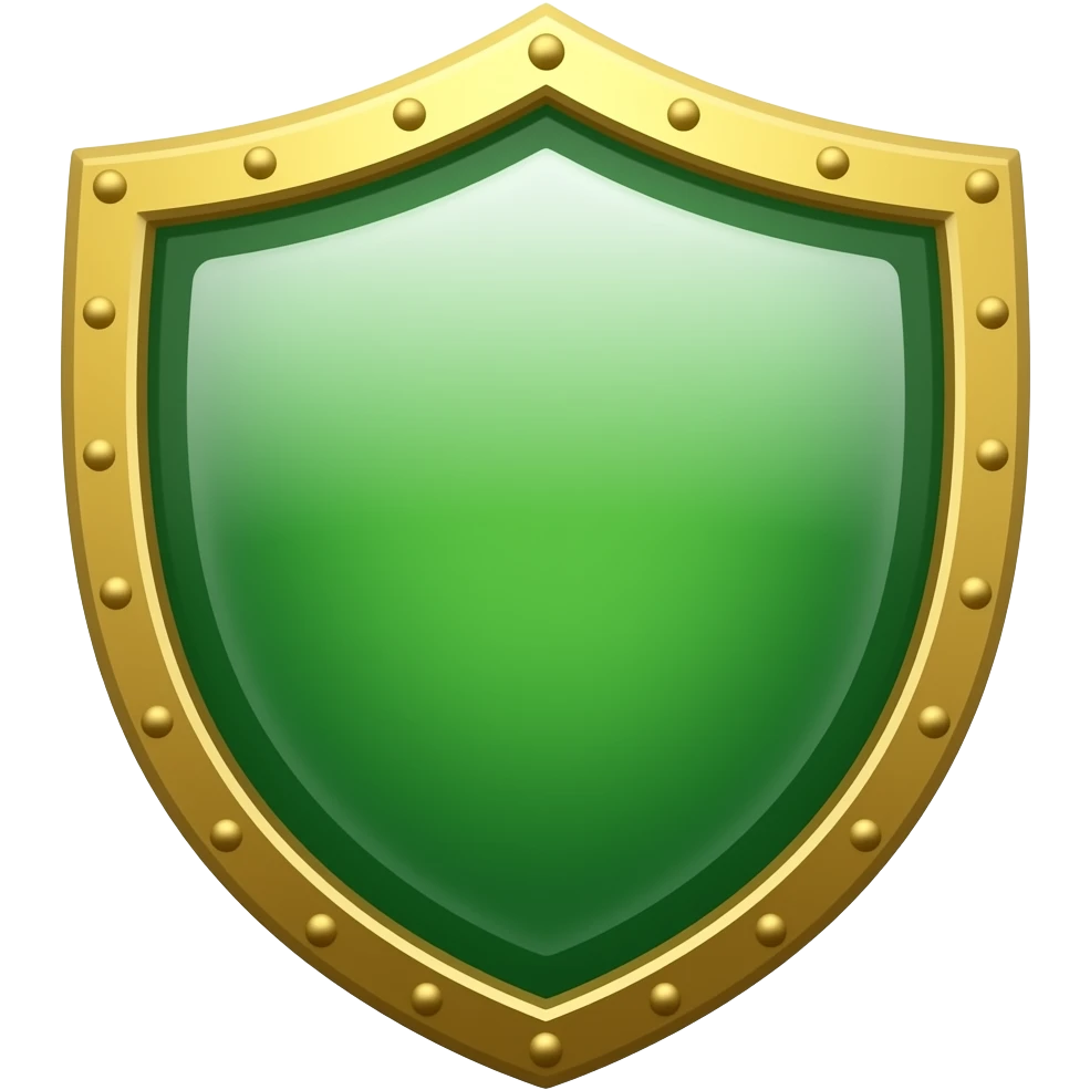 Emerald shield emoji