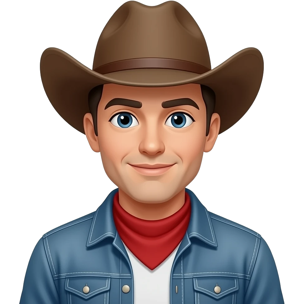 Al estilo vaquero emoji
