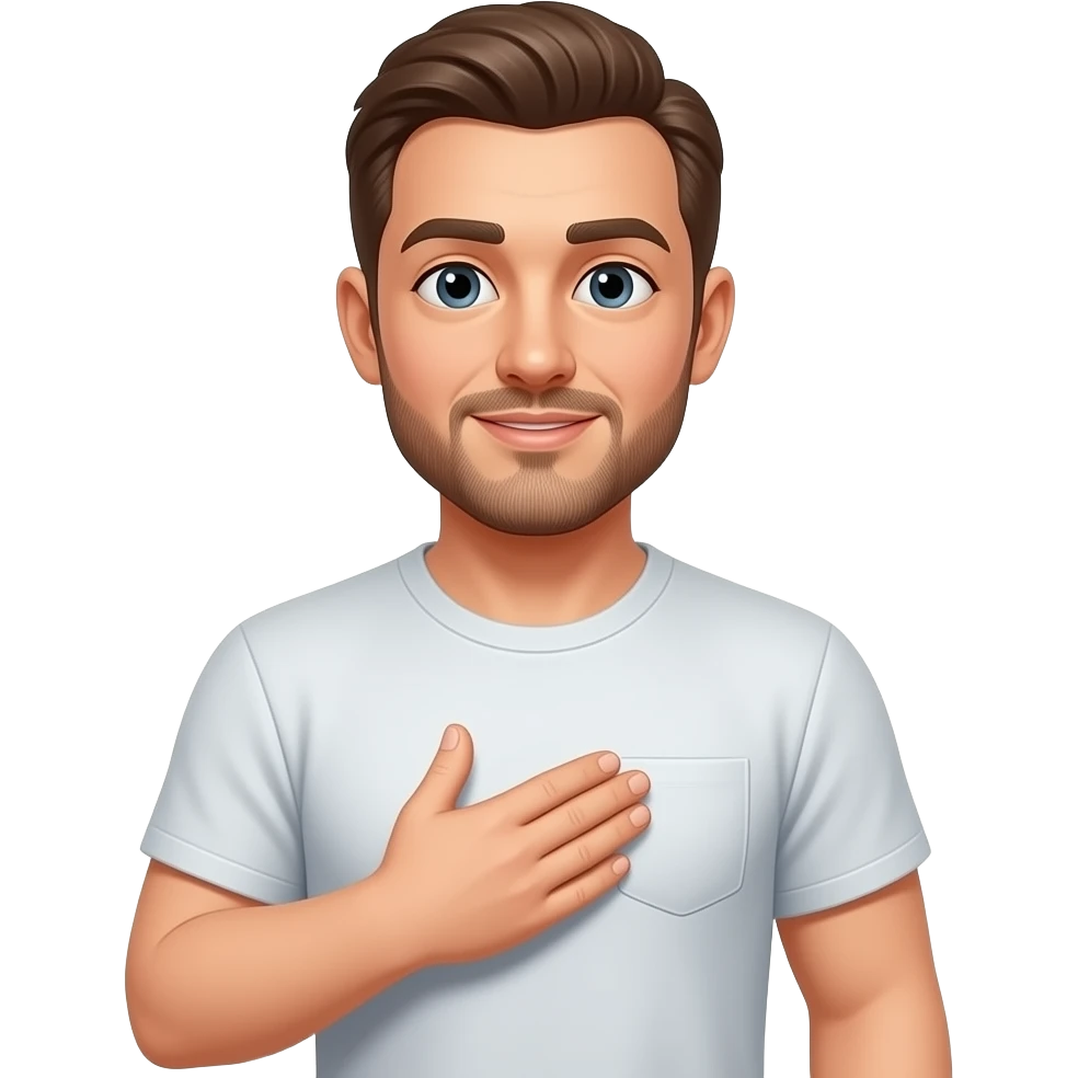 Man is masterbating emoji