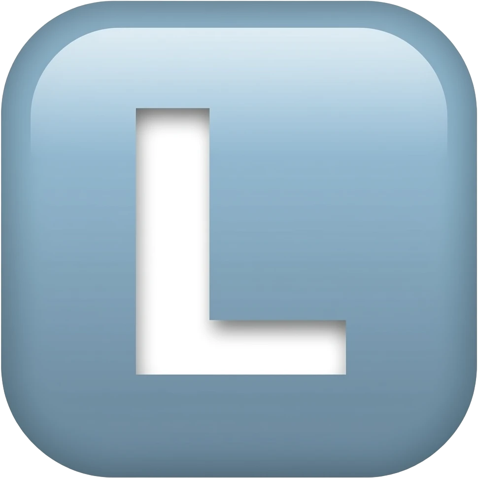 L Alphabet emoji