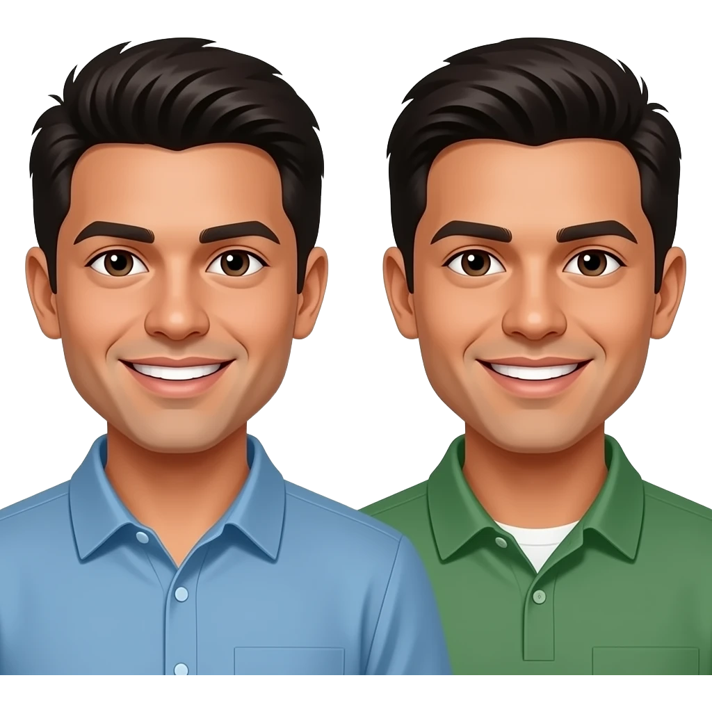 Jaziel and Thiago emoji
