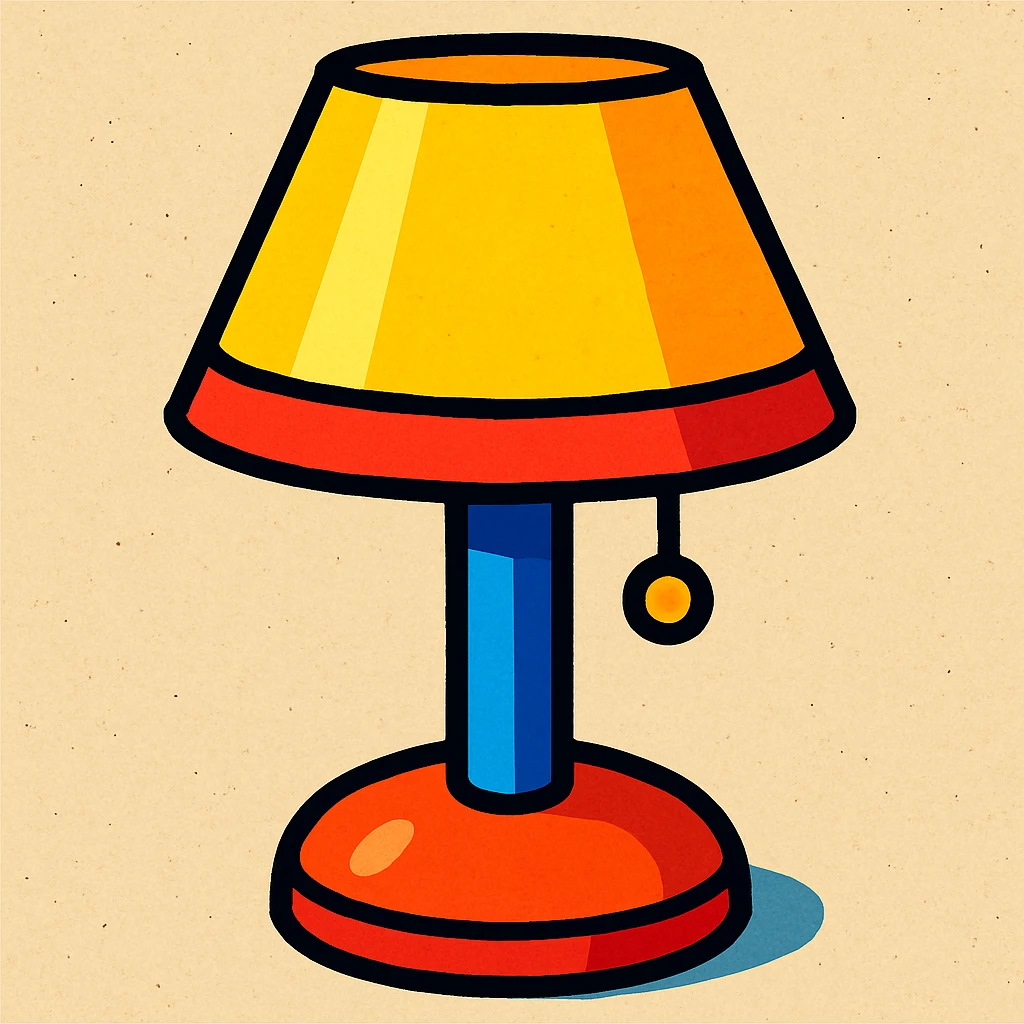 A lamp emoji
