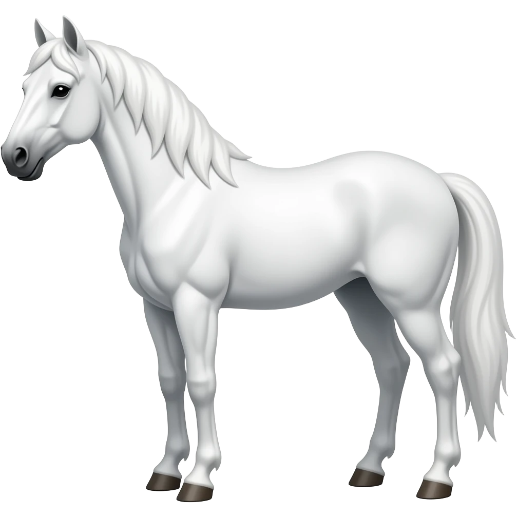 White horse emoji