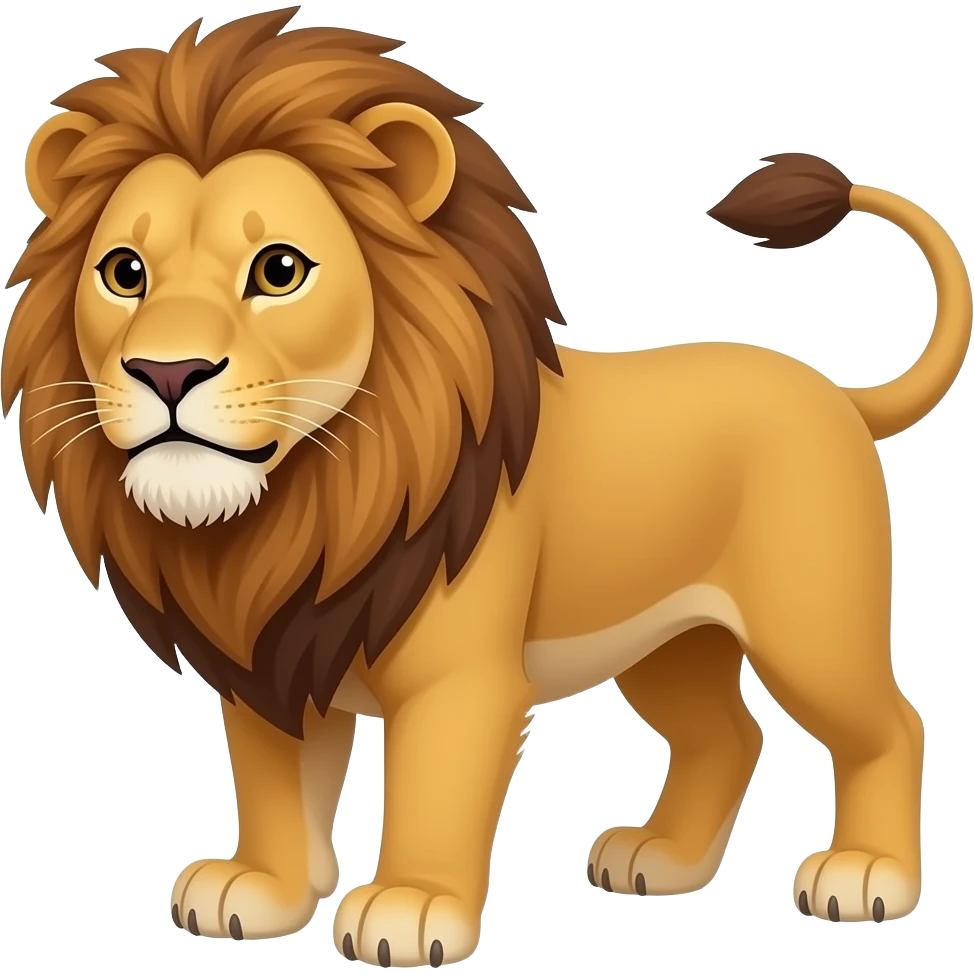 Stupid lion emoji
