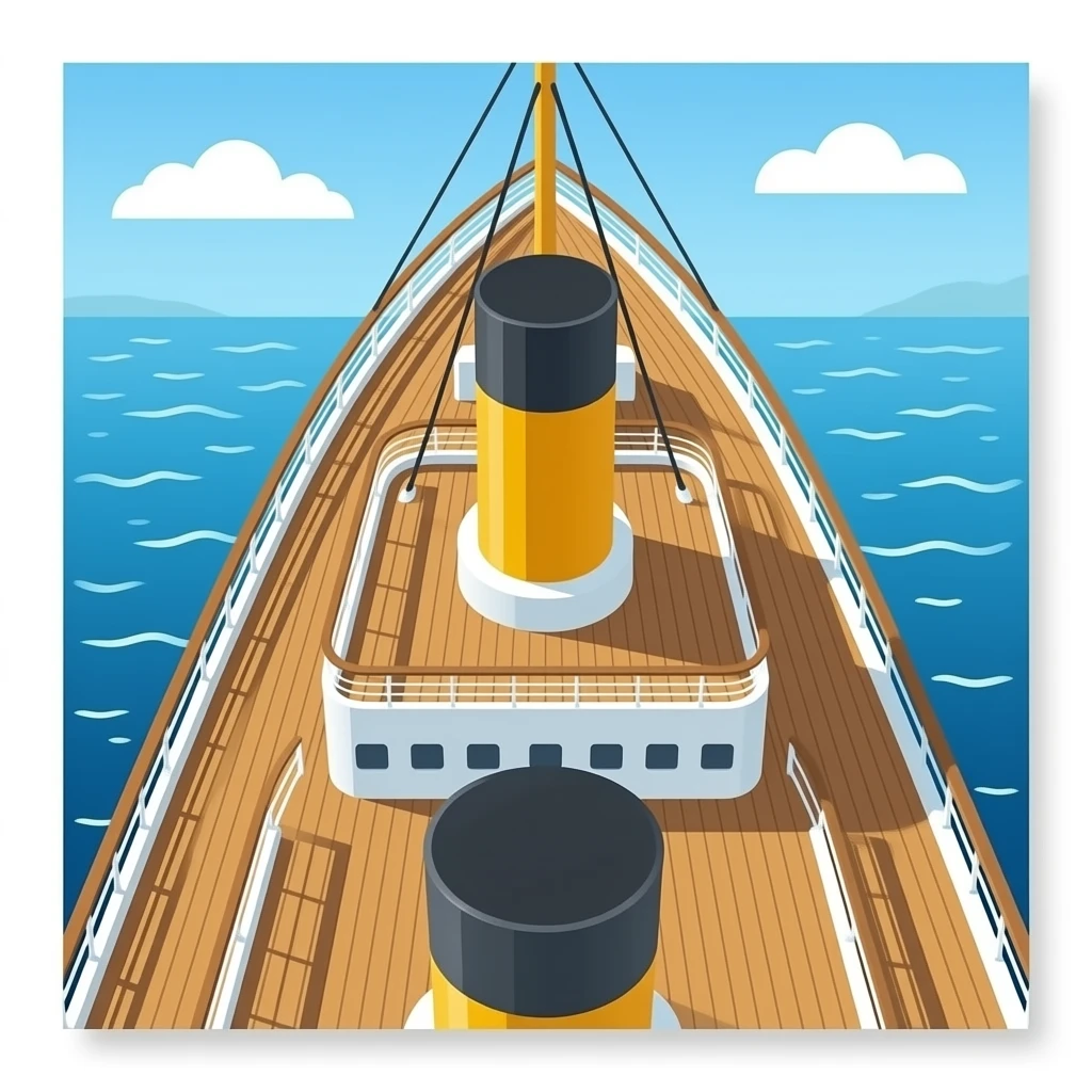 titanic deck from top view emoji