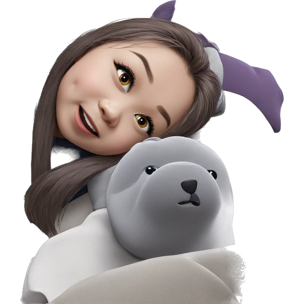 realistic portrait of girl emoji