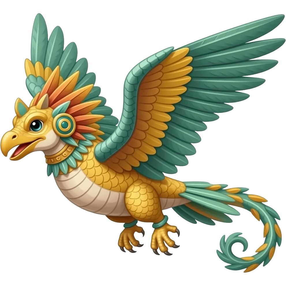 Quetzalcoatl volando emoji