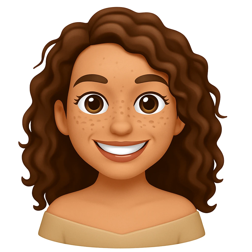 turn the second man in emoji style of the 1st image, match the facial features and match dressing style of the 2nd image, she is having open shoulders  emoji