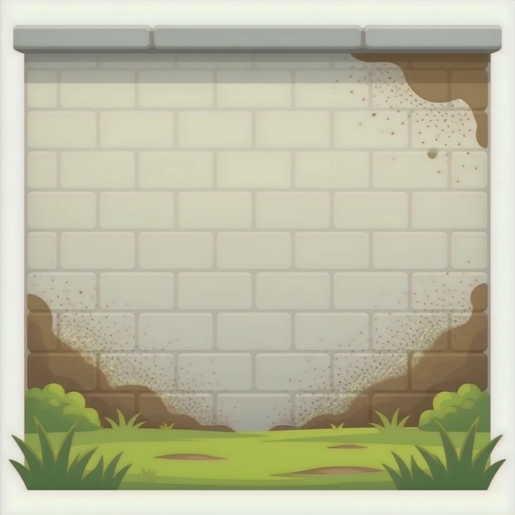 stylized wall  dust dirt decal slight mud on a wall decal texture emoji