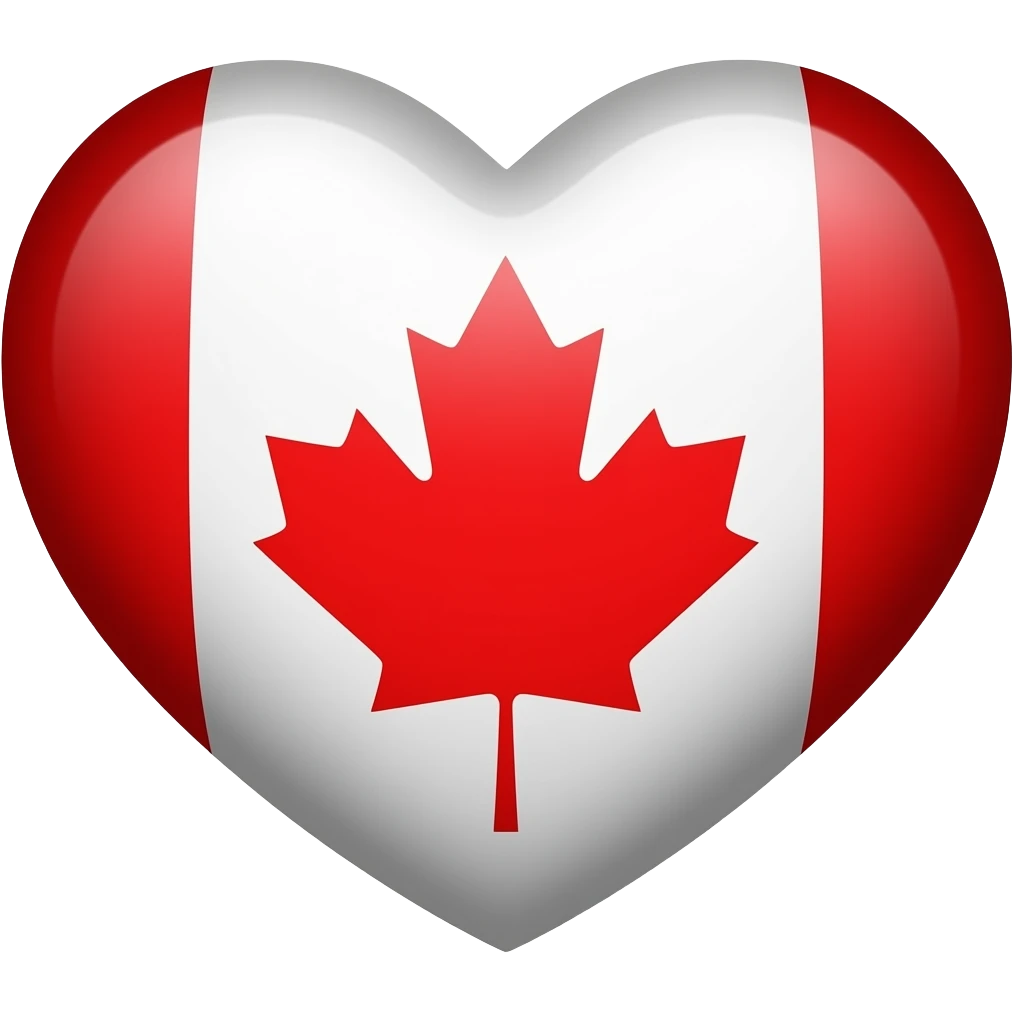 A Canada heart emoji