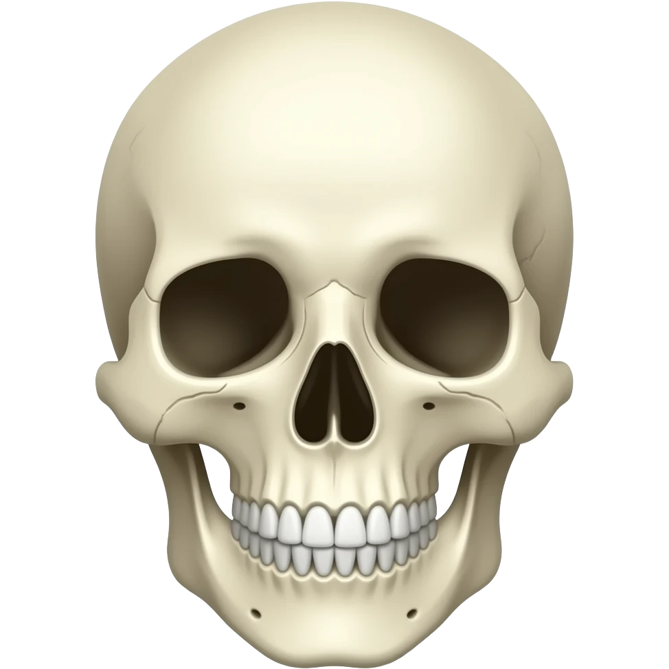 Skull. Face. Emoji emoji