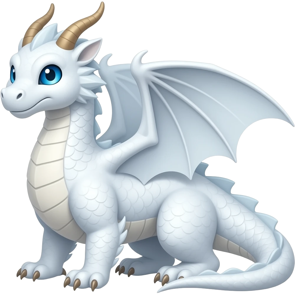 Blue eyes white dragon emoji