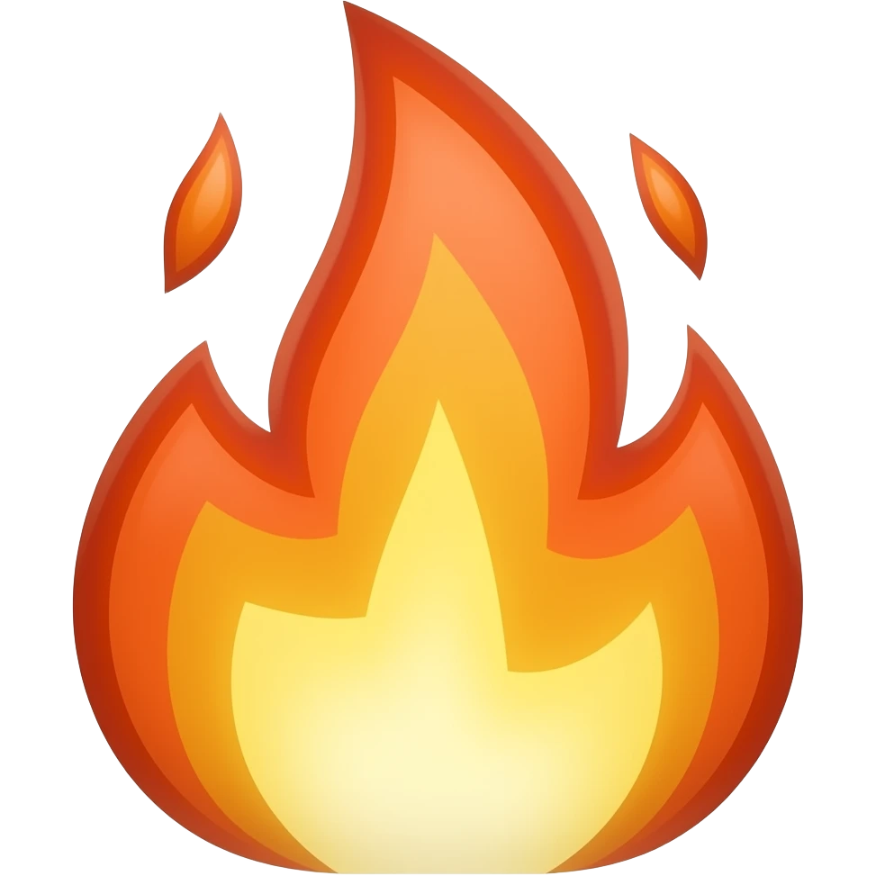 Black fire emoji