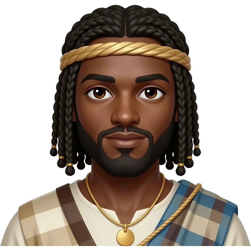 Black man playing Mr Noah emoji