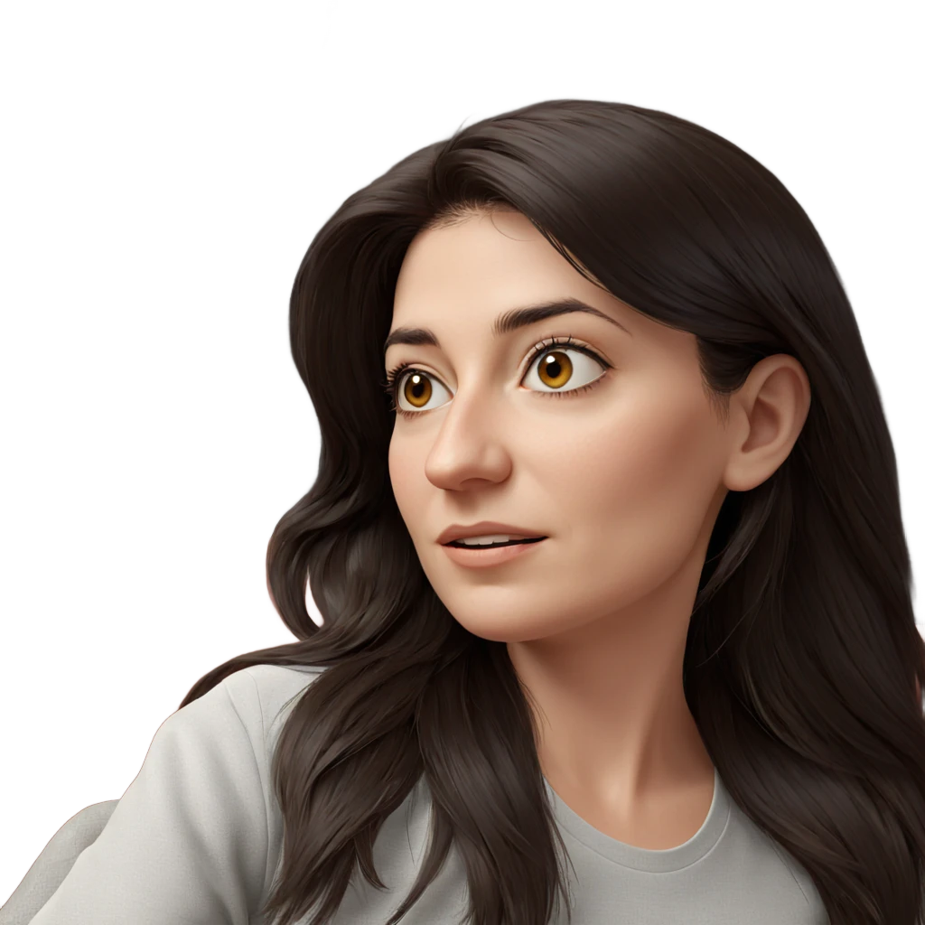 realistic portrait of girl emoji