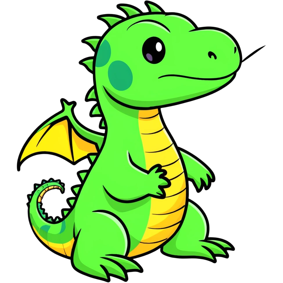 Dragon lizard emoji