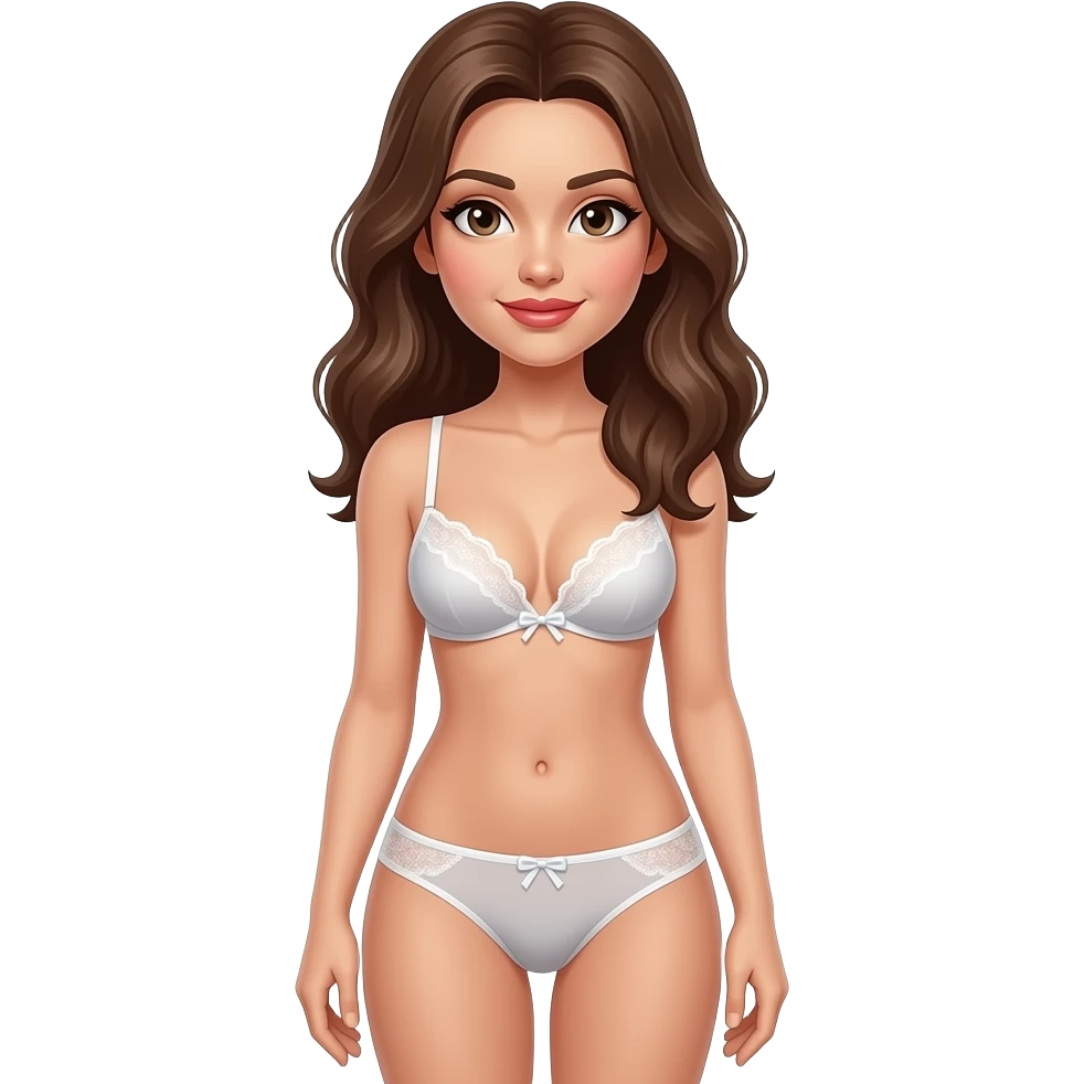 Seksi kız altı emoji