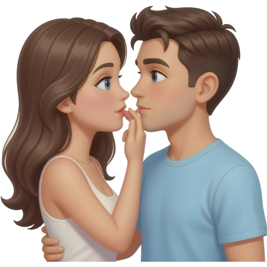 Naked girl and boy fucking emoji