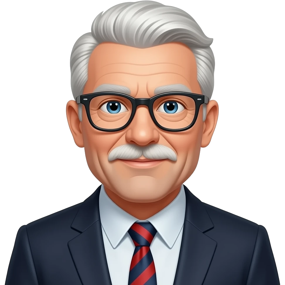 old white haired gay guy in glasses cock slut and porn emoji