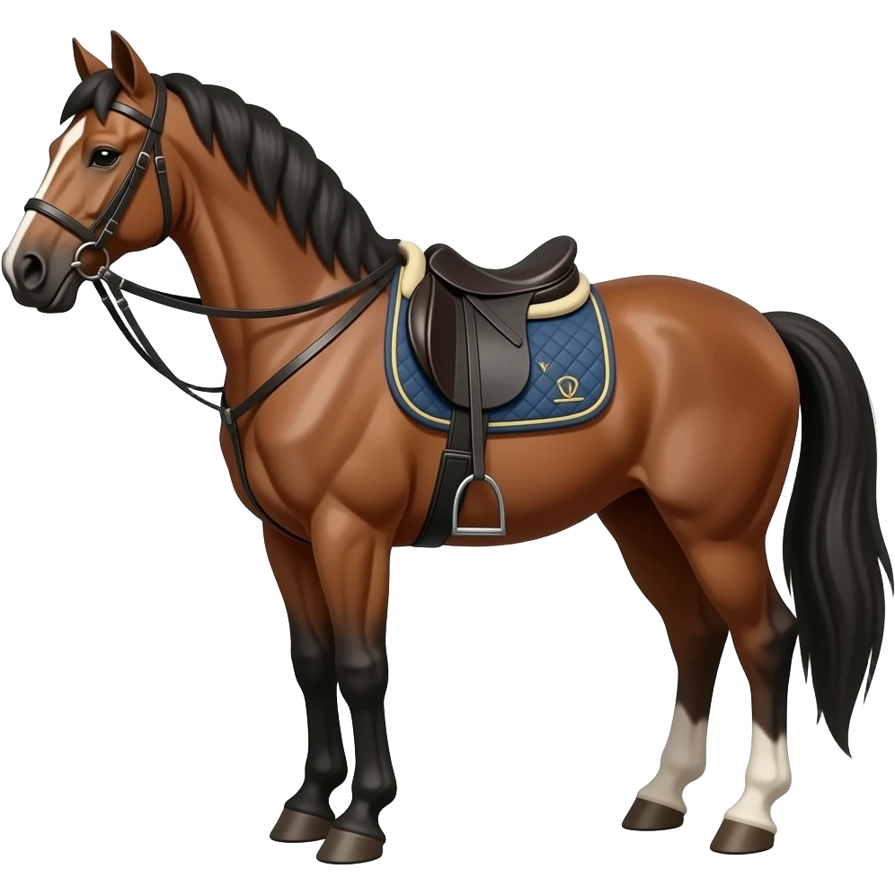 Make a hourse man suit emoji