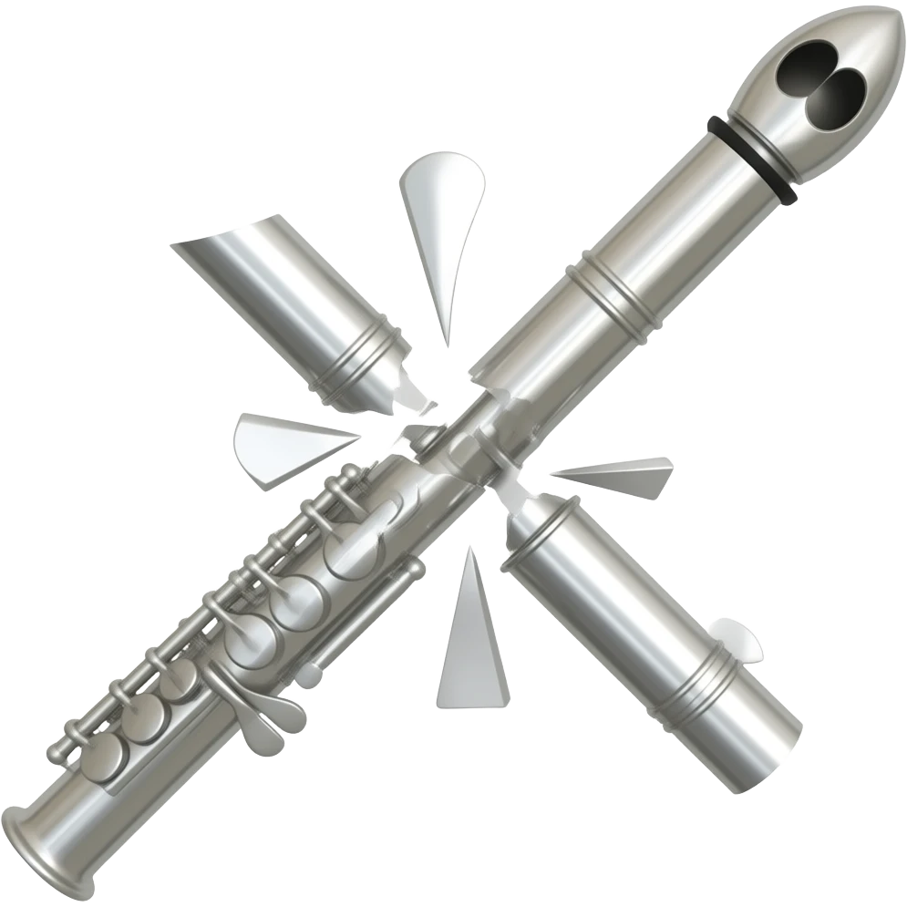flute snapped in half emoji