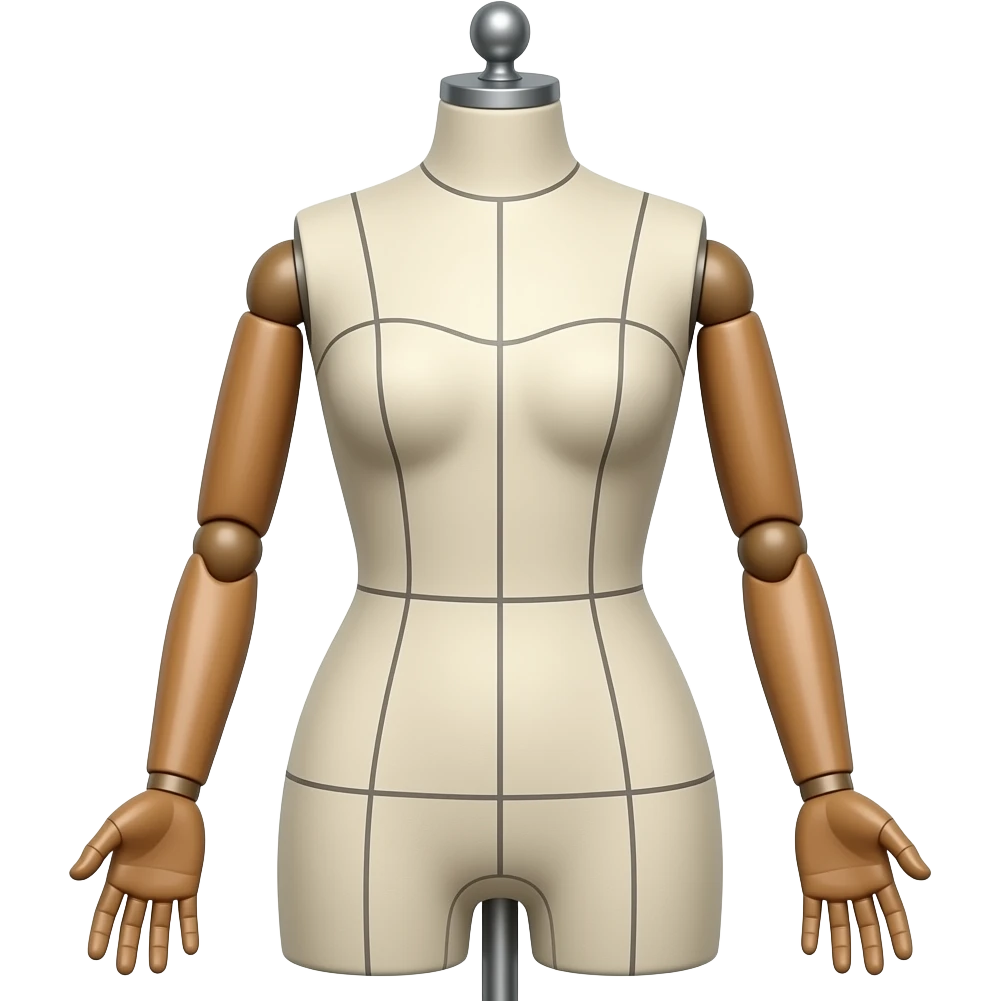 Maniqui de costura sin manos emoji