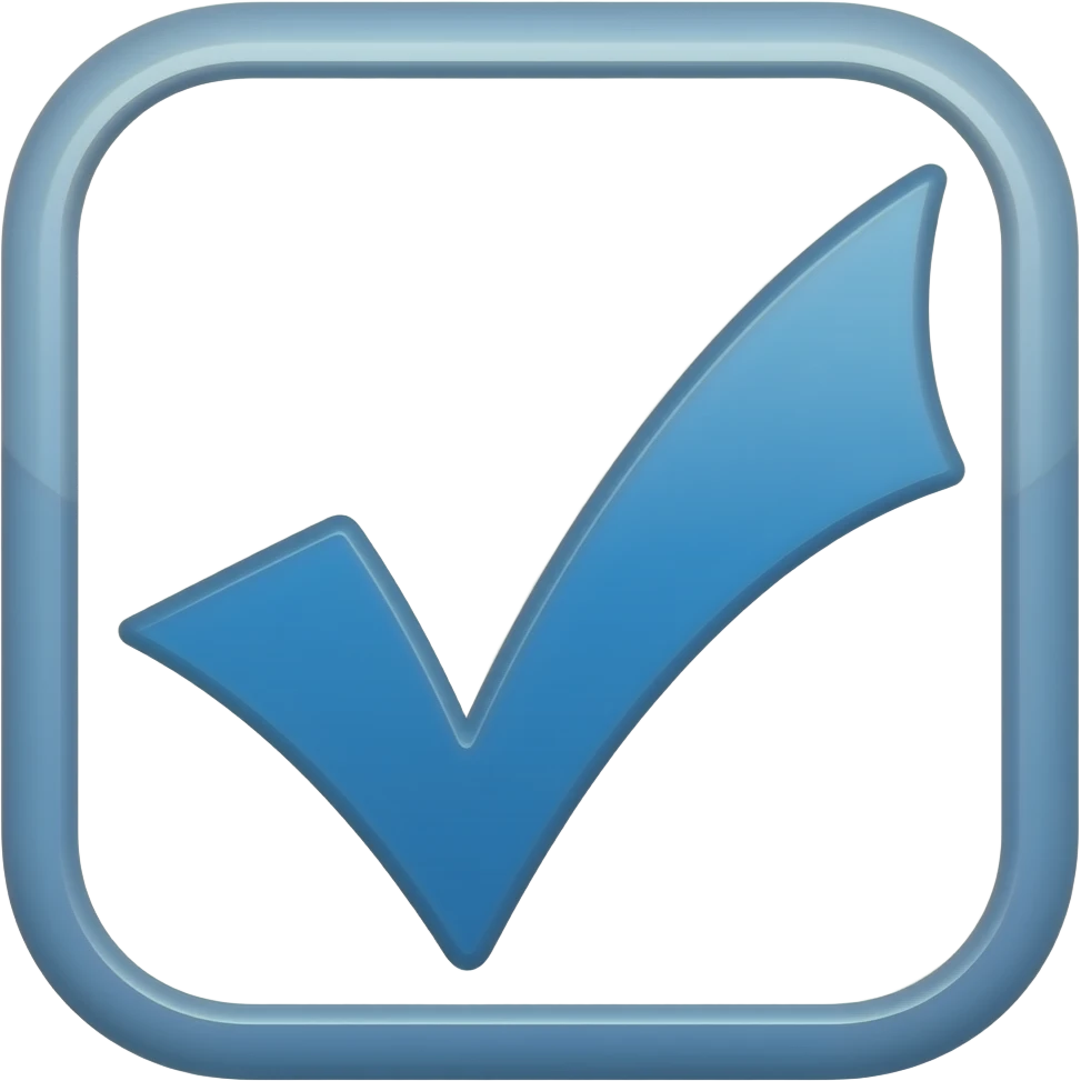 Blue Checkmark emoji