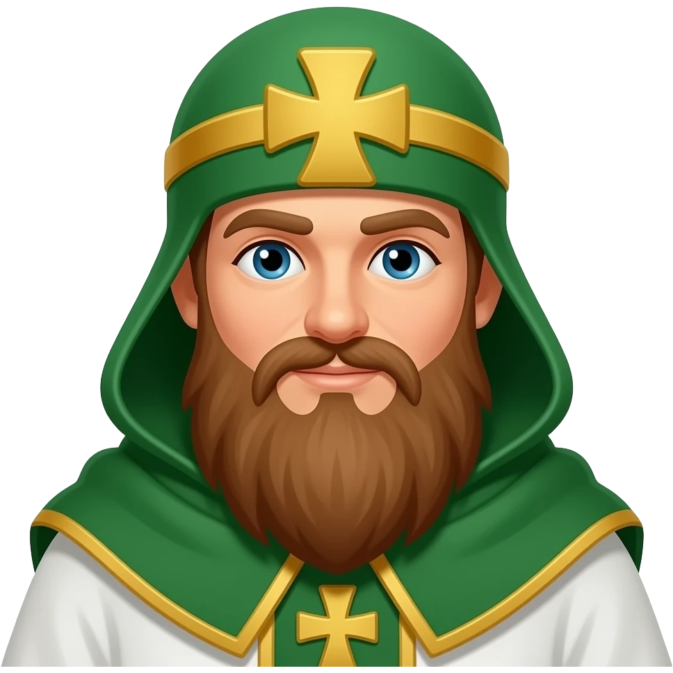 Saint Patrick emoji