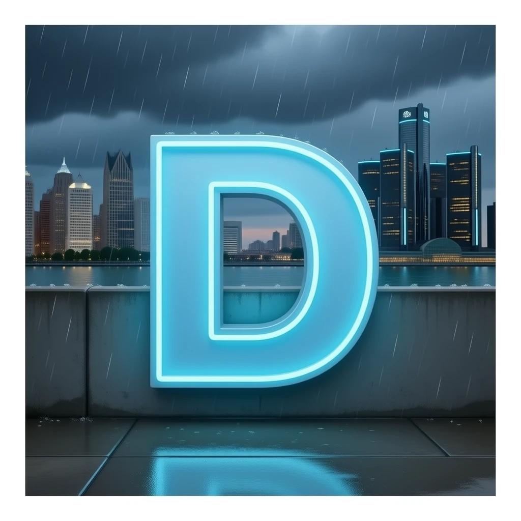 Detroit Letter D emoji
