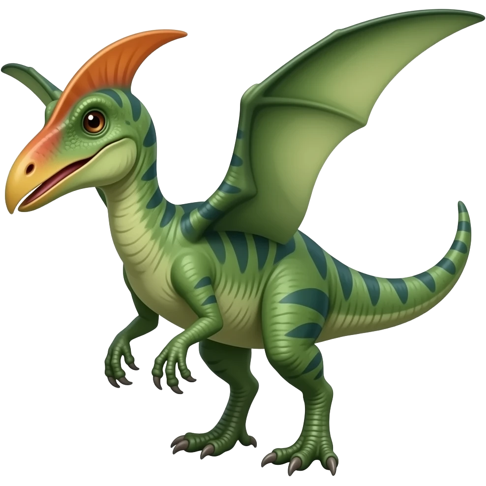 Green Pterodactyl jurassic world emoji