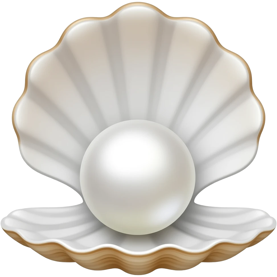 t shell with pearl emoji