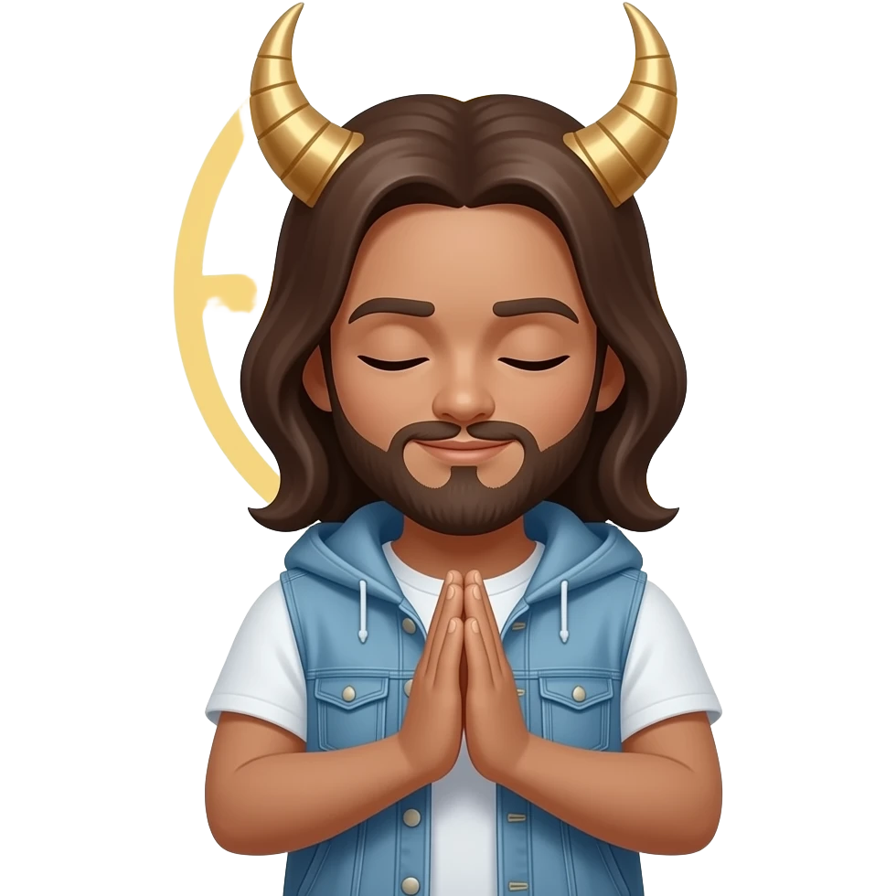 Pray to Satan emoji