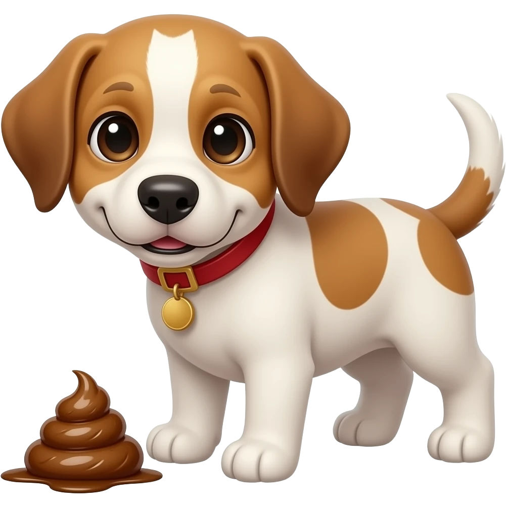 puppy poop accident emoji