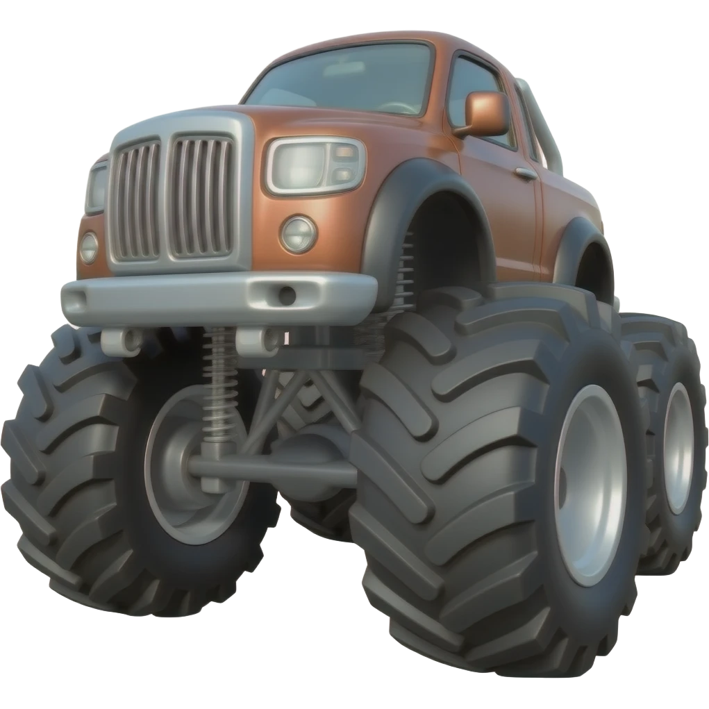 Monster truck emoji