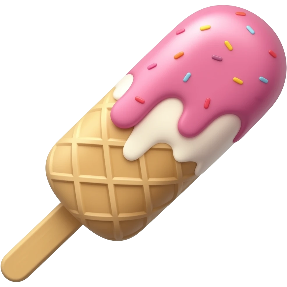Ice cream stick emoji