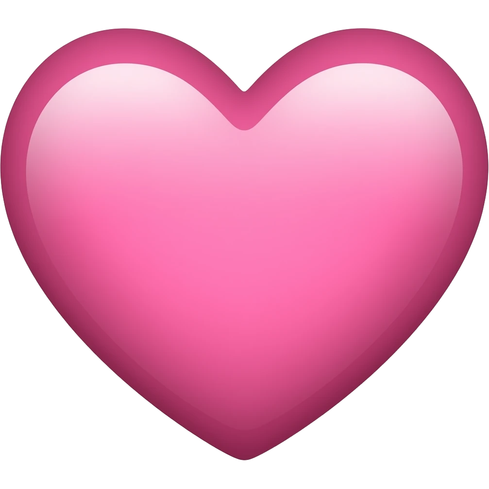 Pink heart emoji