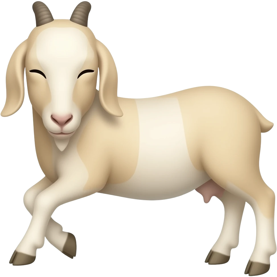 Hazme una cabra del revés. emoji