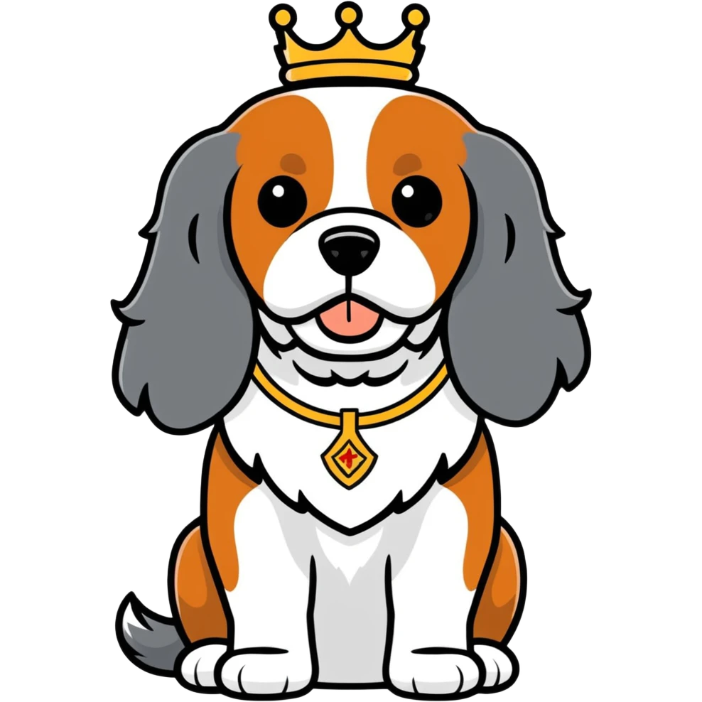 King Charles cavalier  emoji