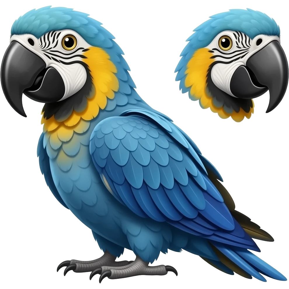 Arara azul emoji
