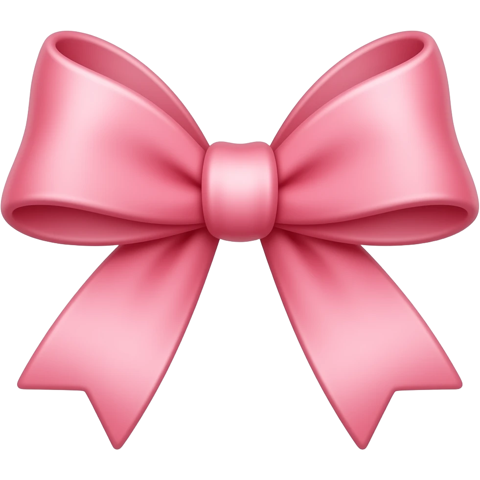 Cute ribbon emoji