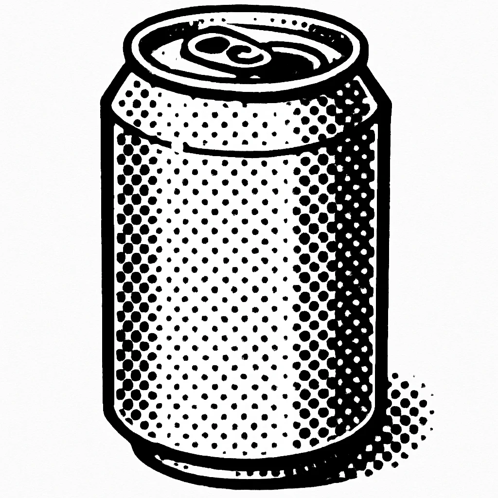 A soda can emoji
