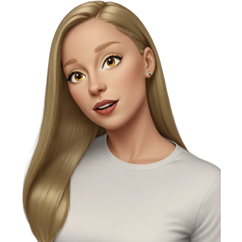 realistic portrait of girl emoji