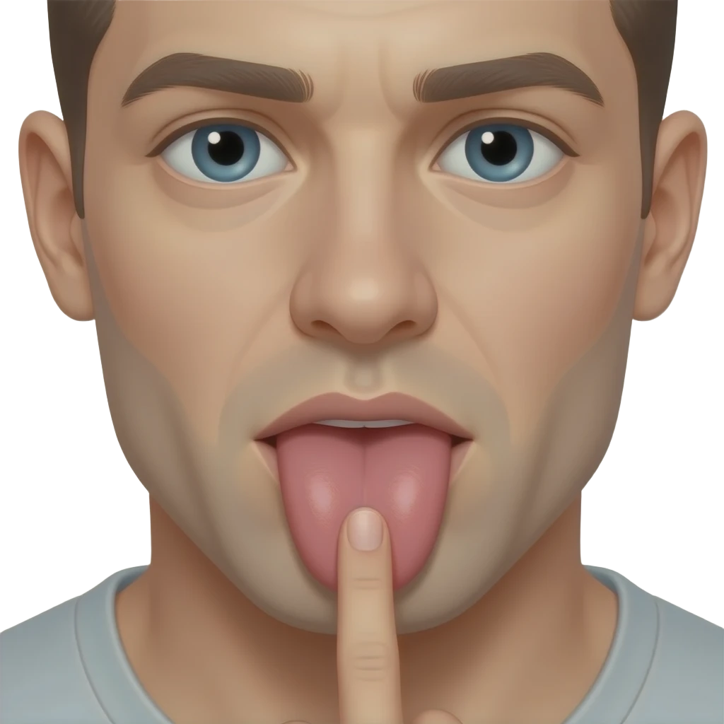 A mans licking a vagina emoji