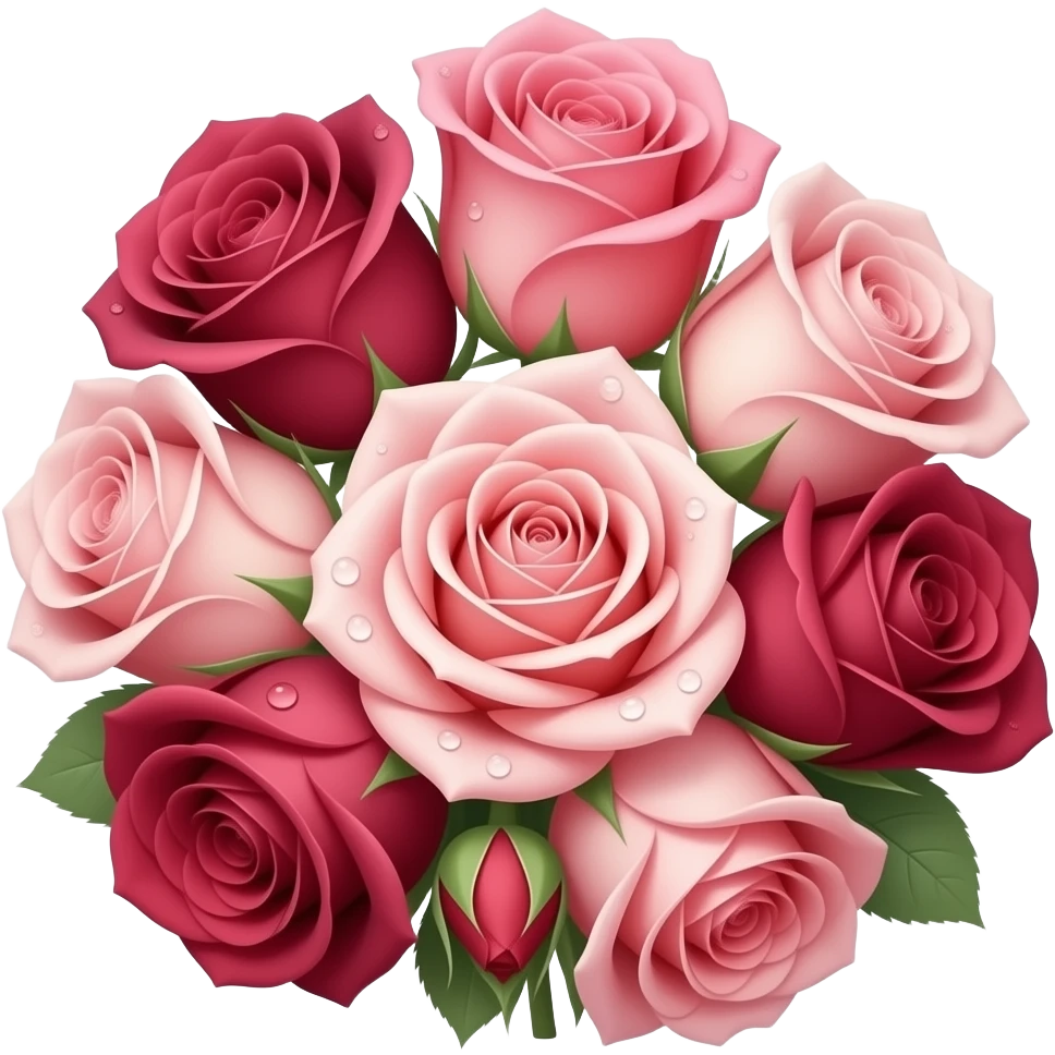 A bouquet of roses emoji