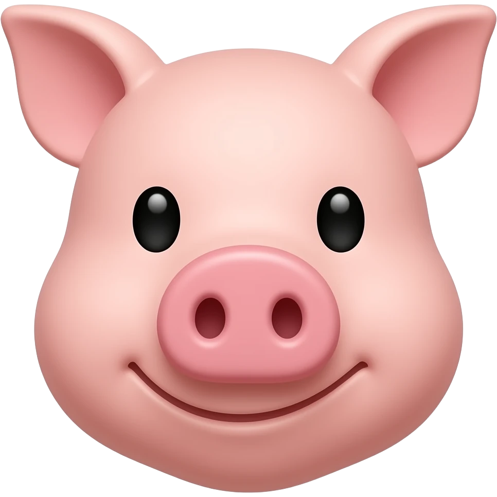 Pig head with arm bicep emoji