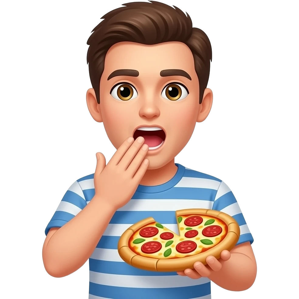 emoji bostezando mano en la boca pizza de tomvft n a L u47469354re emoji