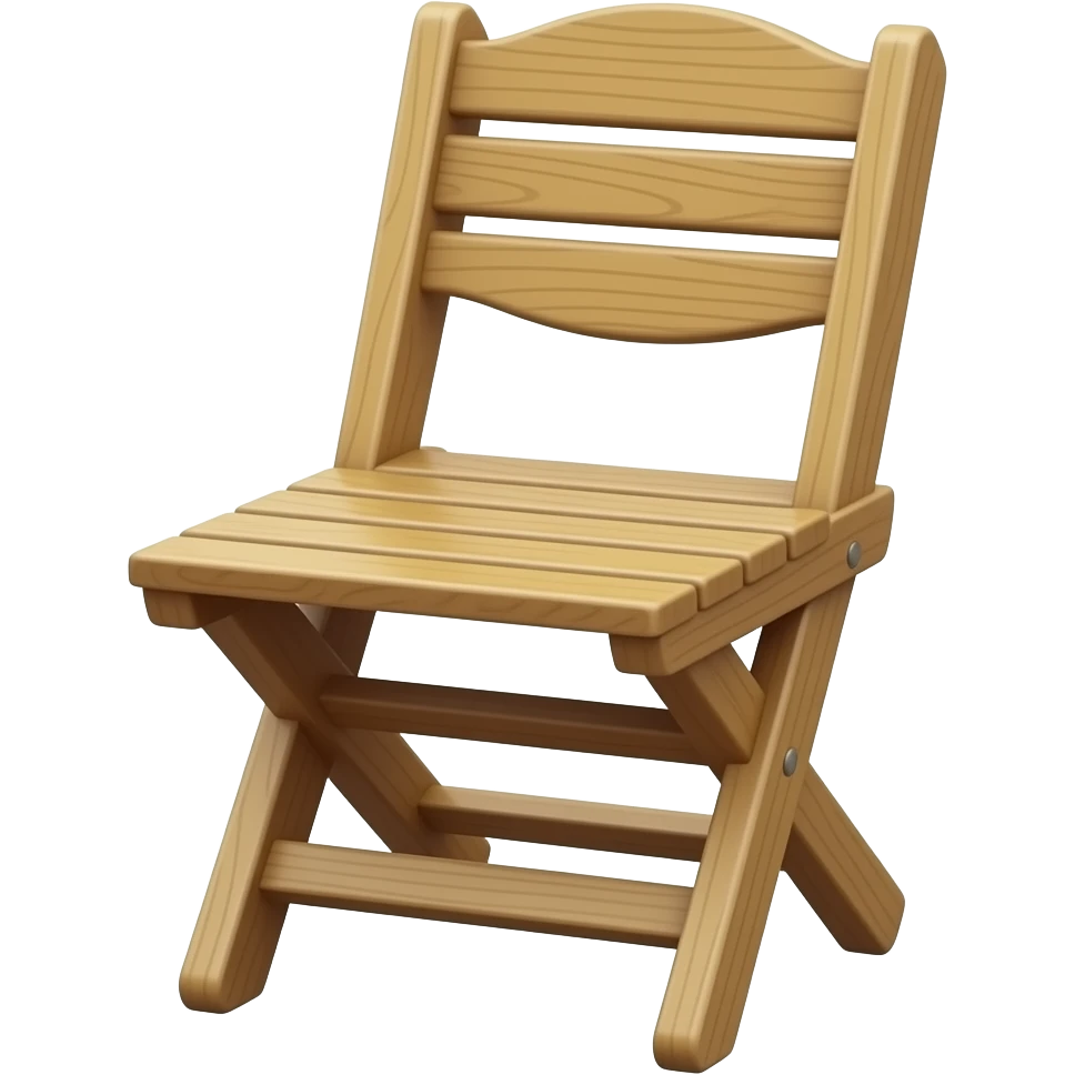 a folded chair emoji